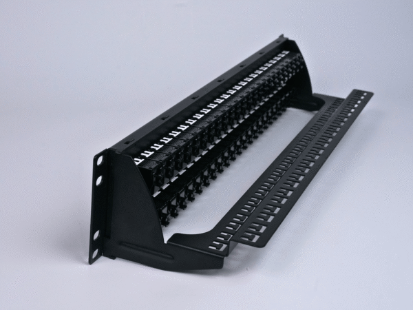 Category 6A 48 port 2U Unshielded Patch Panel Loaded - Image 2