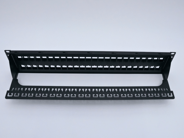 Category 6A 48 port 2U Unshielded Patch Panel UnLoaded - Image 3