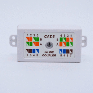 Category 6 Inline Coupler, IDC Termination Unshielded C6
