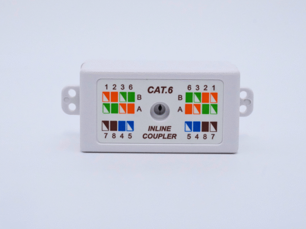 Category 6 Inline Coupler, IDC Termination Unshielded C6