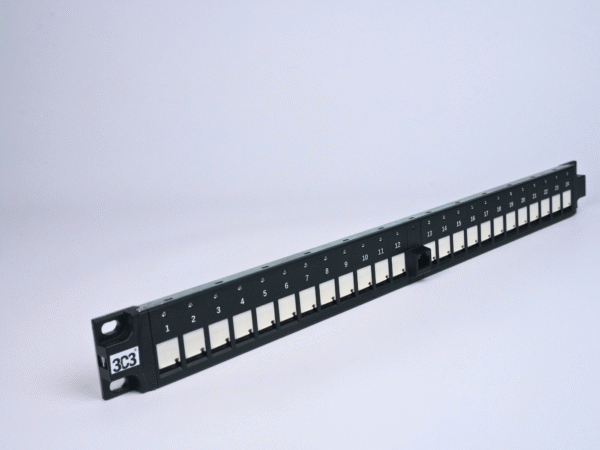 ICM Patch Panel, Unloaded, 24Port,1U - Image 3