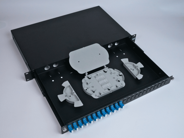 Fiber Patch Panel, Sliding, Single adapter plate