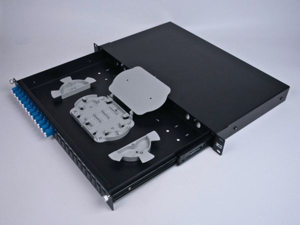 Fiber Patch Panel, Sliding, Single adapter plate - Image 2