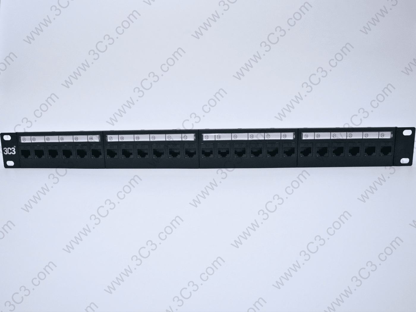 Category 6 Patch Panel-Unshielded Loaded 1U