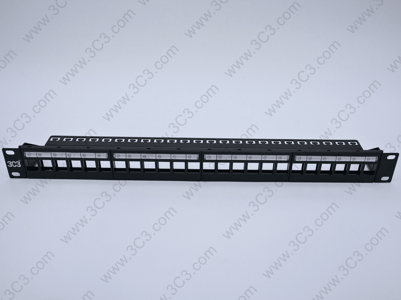 Category  6A Unshielded Patch Panel Unloaded