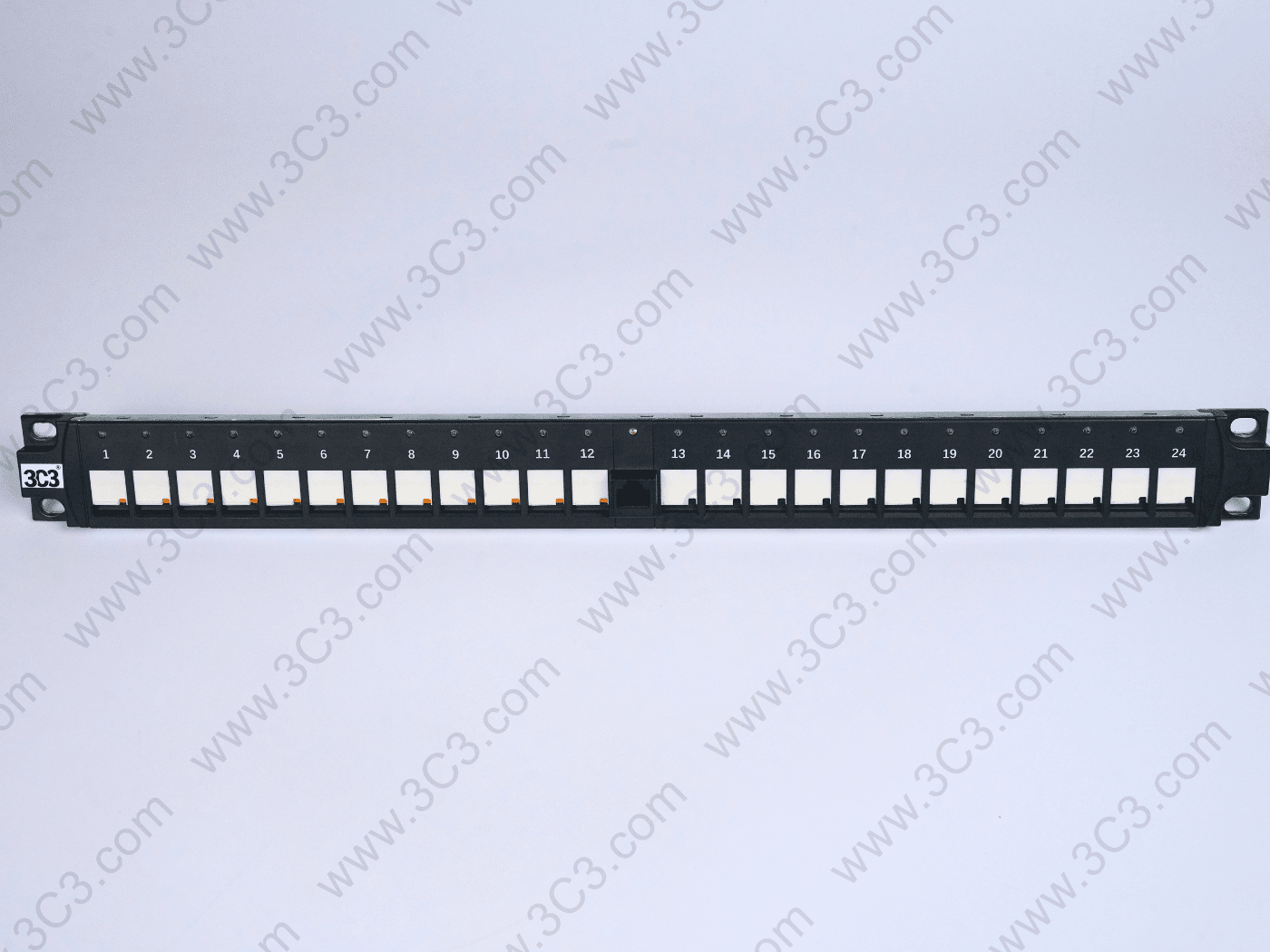 ICM Patch Panel, Unloaded, 24Port,1U