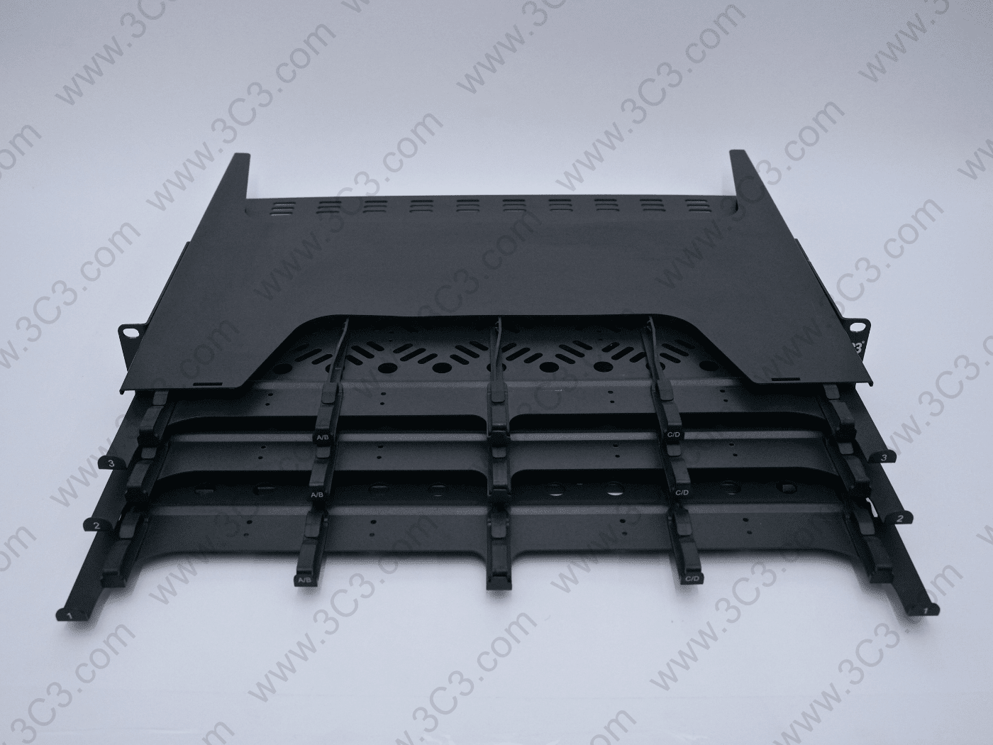 Zeta Core™ Fiber Panel 144F 1U Unloaded 12 Slot