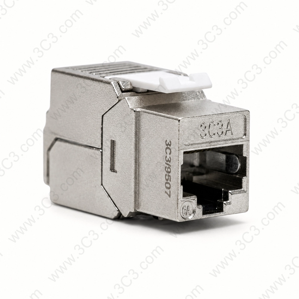 Category 6A Shielded Keystone Outlet